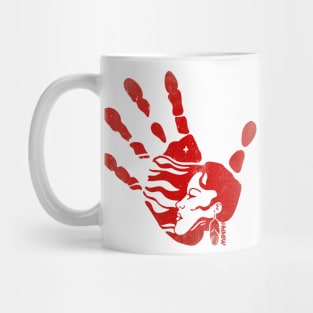 Red Hand #MMIW Mug